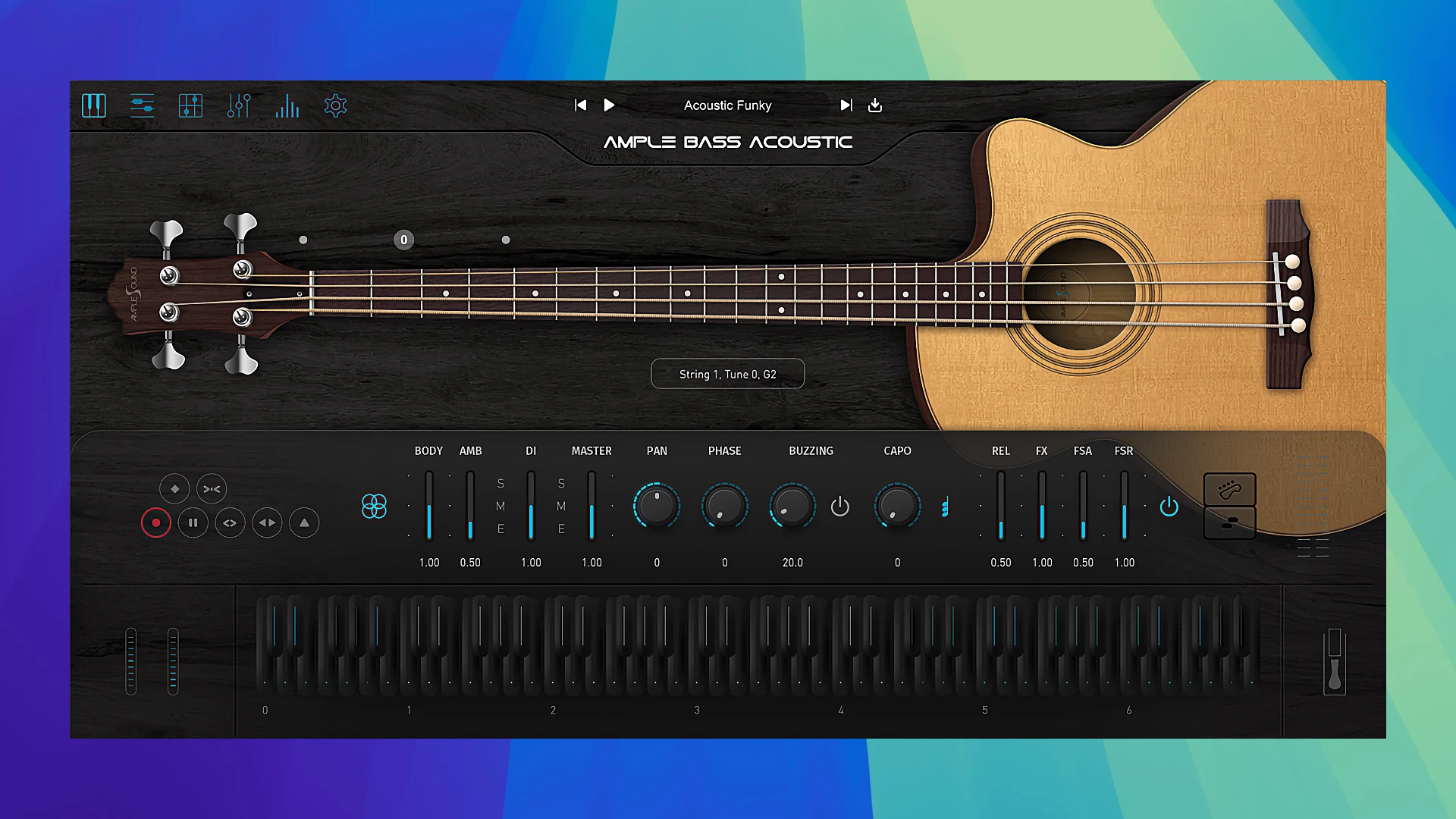 Ample Sound Acoustic Bass ABA screenshot 1